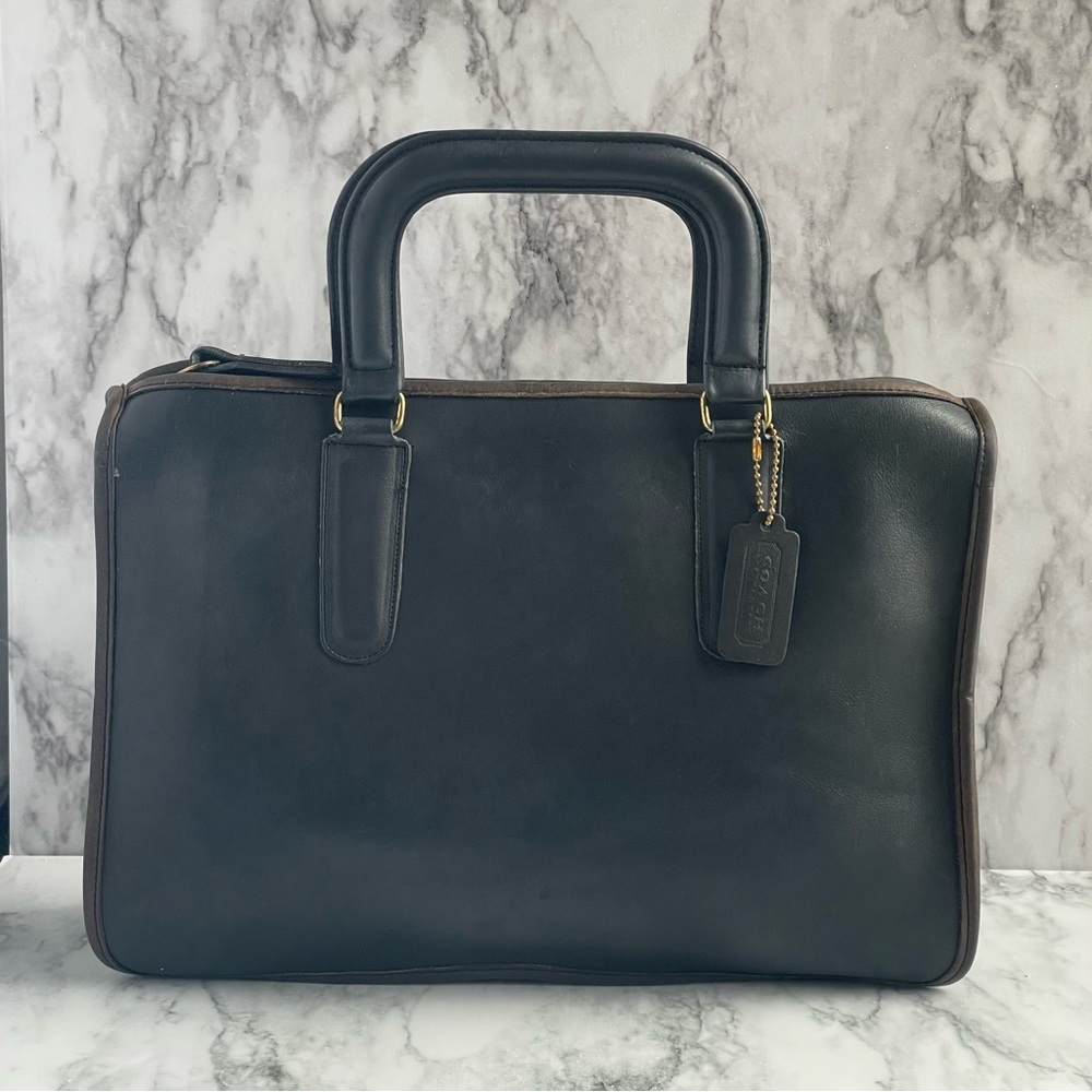 Vintage NYC Coach Large Slim Satchel